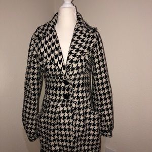Houndstooth Peacoat
